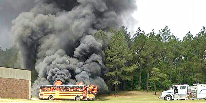 S.C. buses older than fifteen years catch on fire and need to be replaced