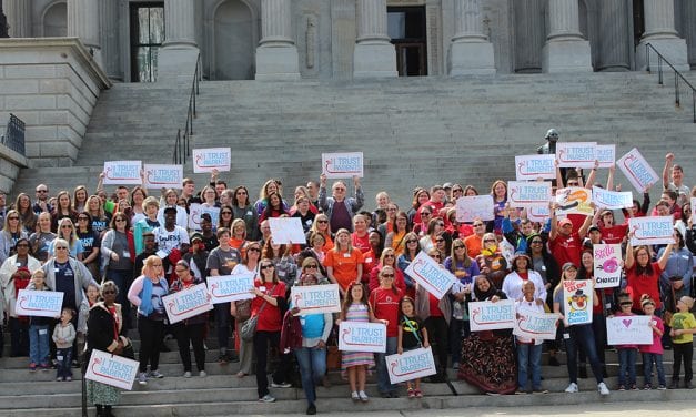 Students and parents rally at State House for public charter schools