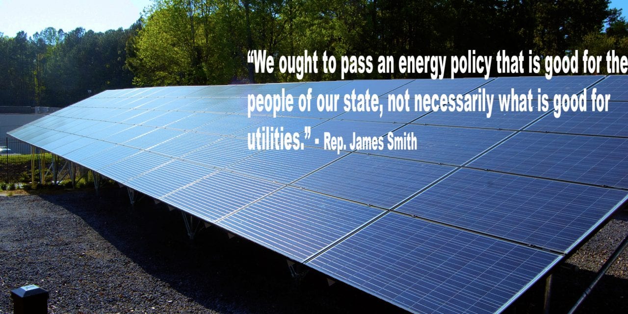 State representatives side with utility companies to kill solar bill