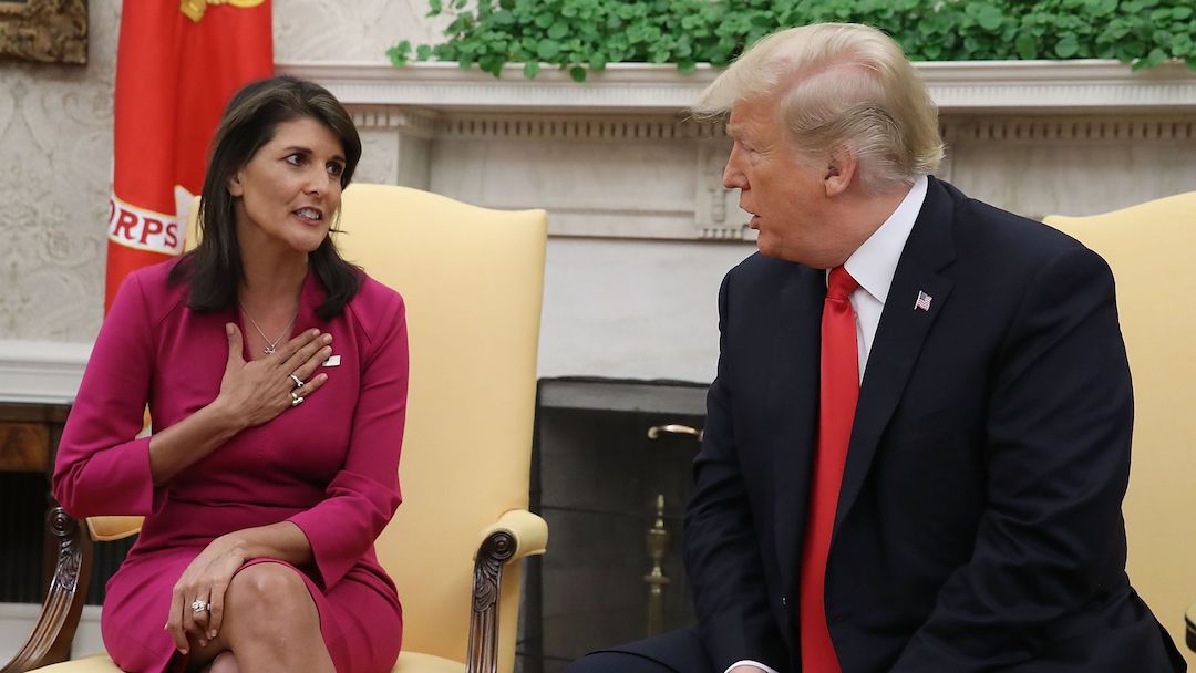 Nikki Haley announces resignation as ambassador