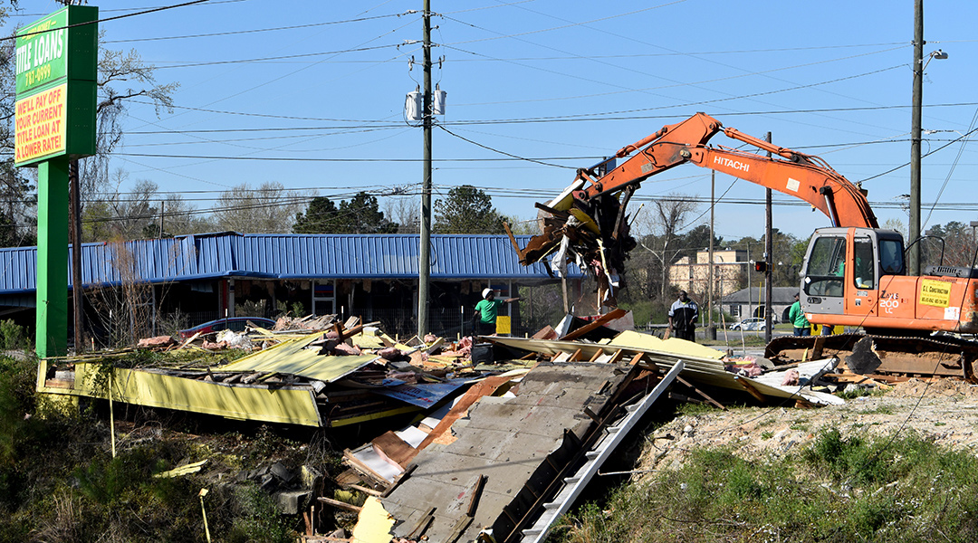 Return to nature: Reminder of 2015 flood destruction demolished