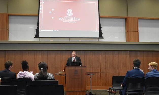 First of four USC presidential finalists visit campus