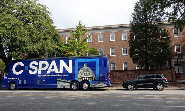 C-SPAN bus brings 2020 Battleground States Tour to Columbia