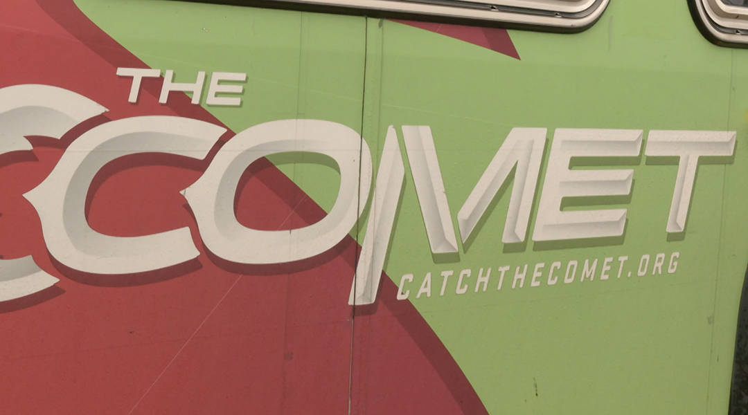 Comet bus system assisting lower income residents