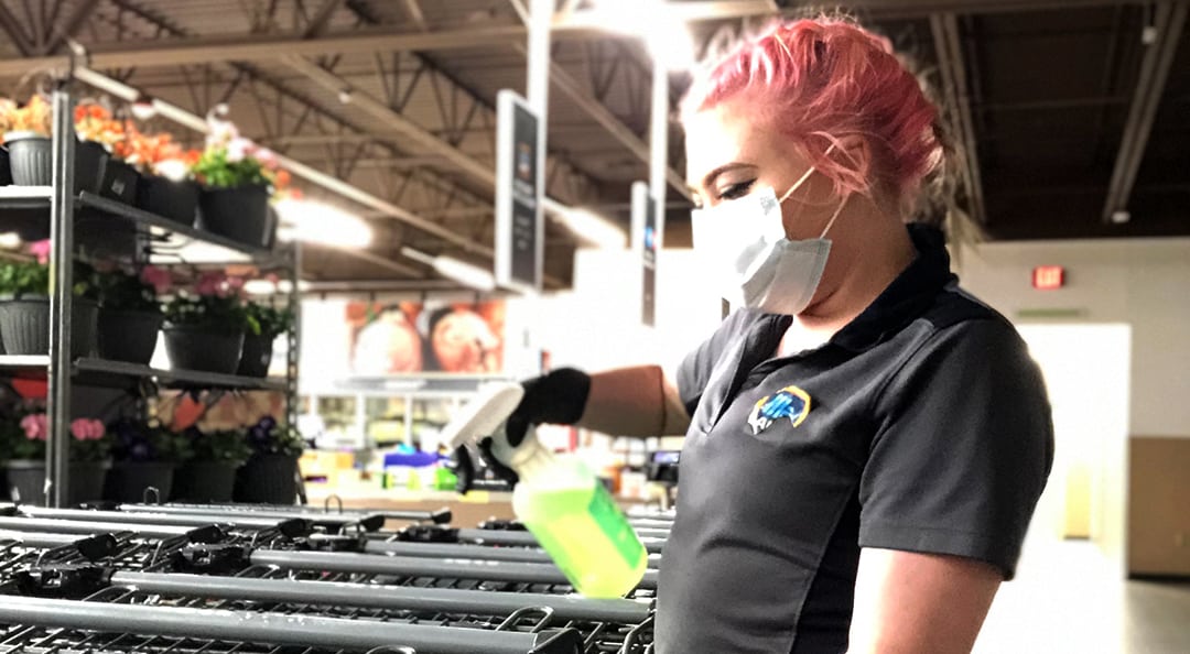 A day in the life of a grocery store worker