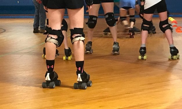 Blocking, jamming and bouts are all part of local roller derby