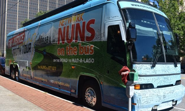 Nuns on the Bus argue for better wages in stop at Columbia State House
