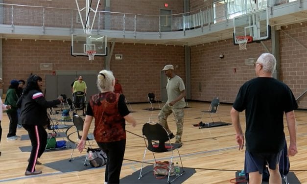 Chair aerobics help senior citizens stay active