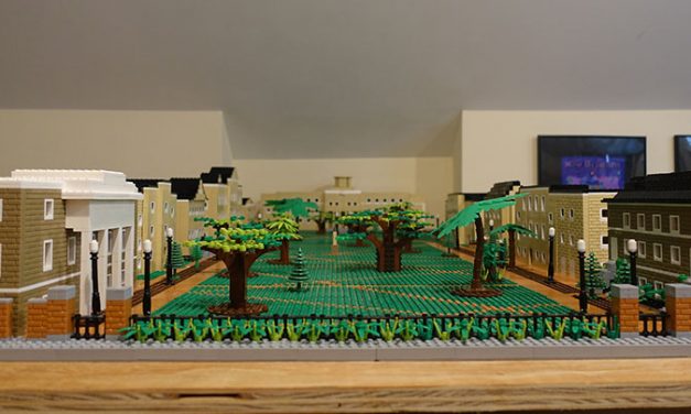 Father-son duo create LEGO Horseshoe