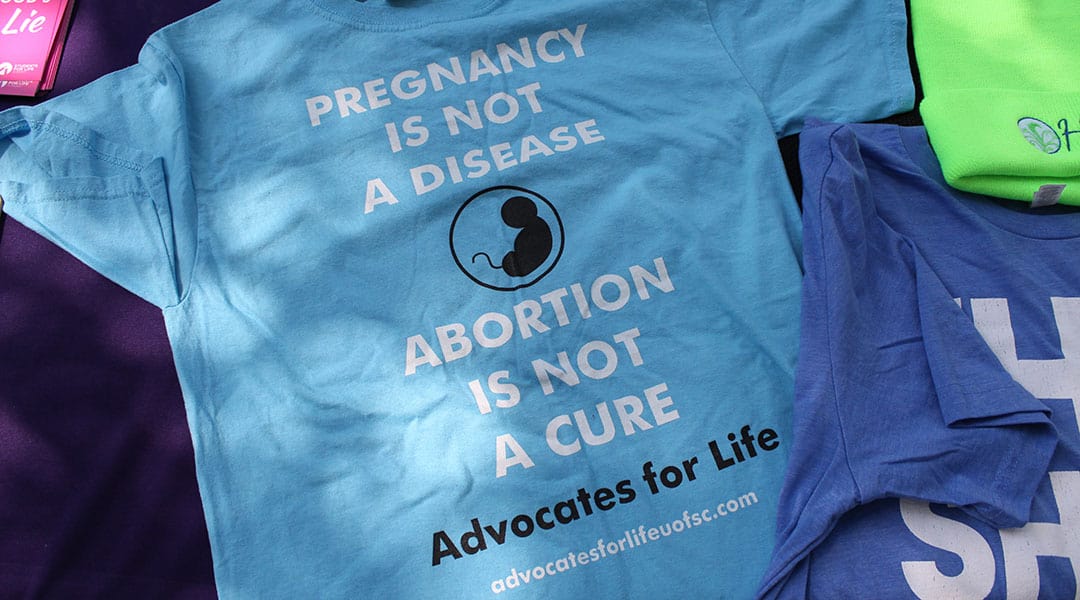 Anti-abortion group uses T-shirts to fight abortion