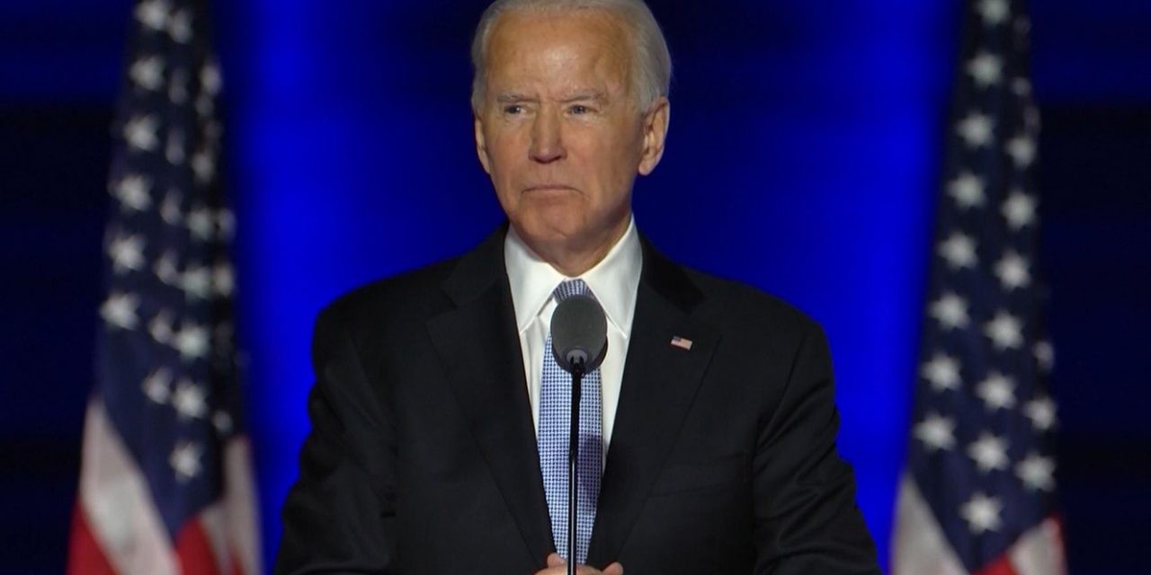 President-elect Joe Biden seeks to unify the United States