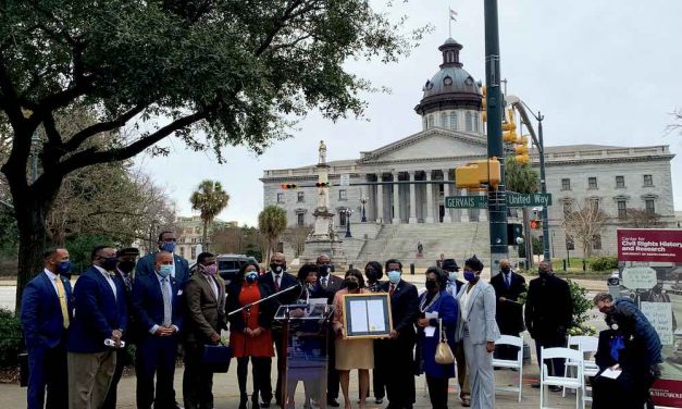 UofSC civil rights center unveils monument commemorating historical march