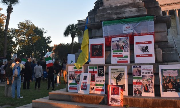 USC’s Iranian student group gathers at Statehouse for ‘women, life, freedom’