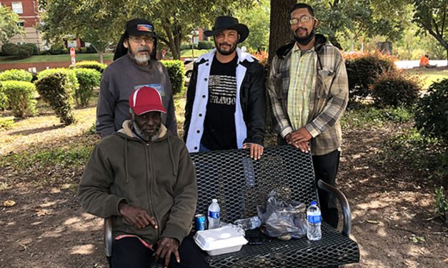 A conversation with some of Finlay Park’s homeless