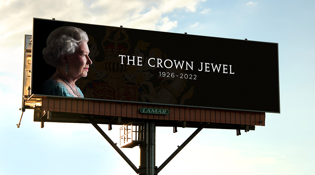 Anniversaries, birthdays, Queen Elizabeth II: Digital billboards offer personal messages