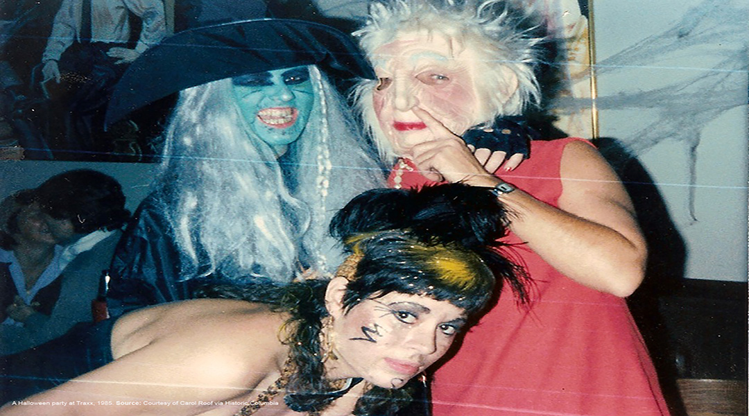 halloween costumes at traxx in 1985
