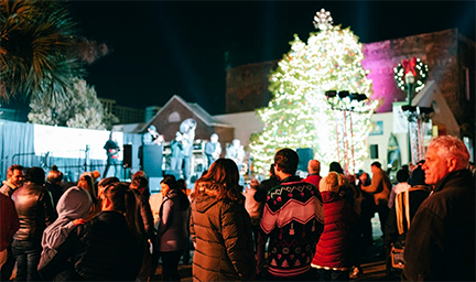 The Vista Lights holiday tradition came back with new partnerships and old memories