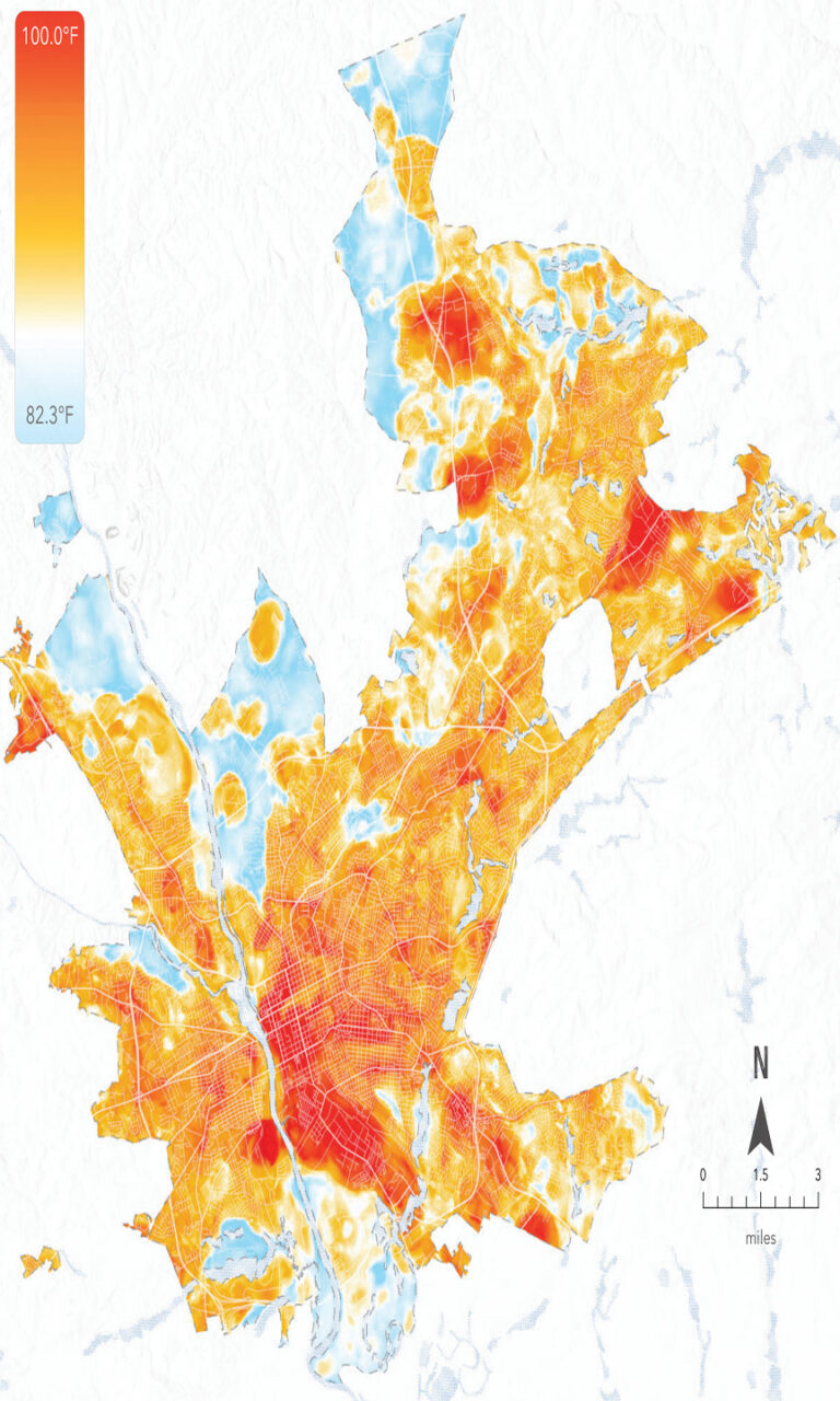 First heat map of Columbia shows where tree canopy is needed | Carolina ...