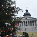 SC Christmas tree goes up at state Capitol