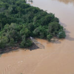 Transmission tower topples into Congaree River