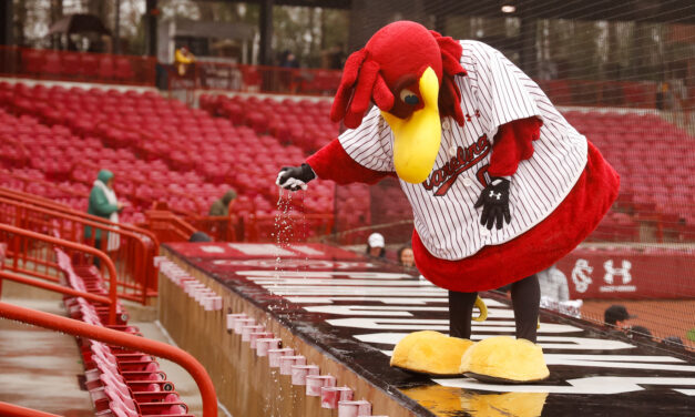 A Rainy Night at the Ballpark