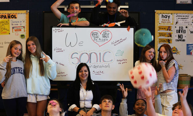 Chapin High Spanish teacher wins Sonic donation to help motivated, engaged students