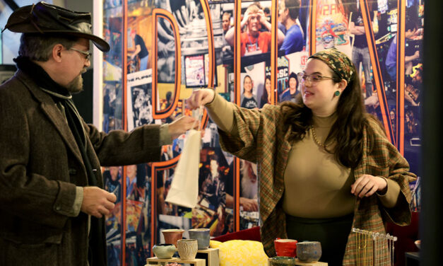 Columbia artists sell ‘cute’ horror paintings, crocheted clown frogs