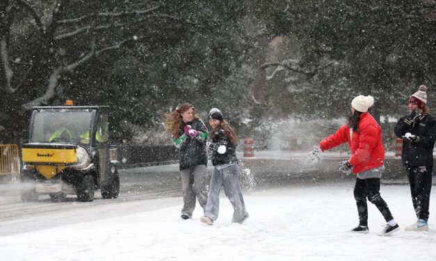 Snow can be scary in the South, but USC students have no fear