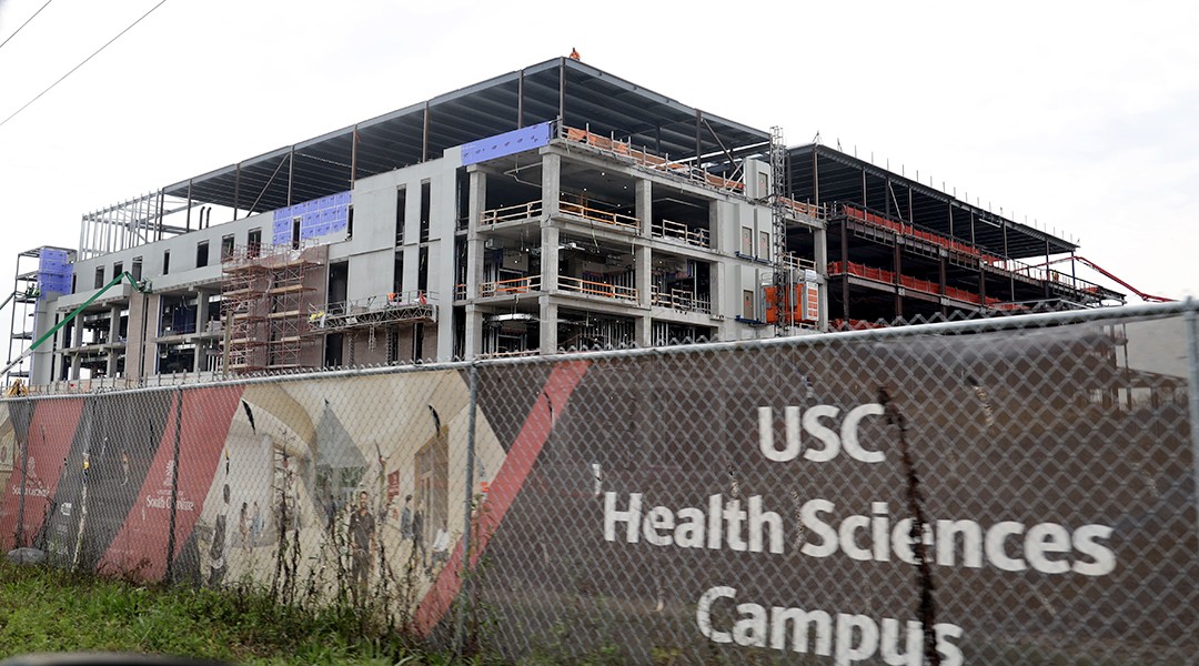 USC’s $300 million School of Medicine’s first BullStreet building should open next August