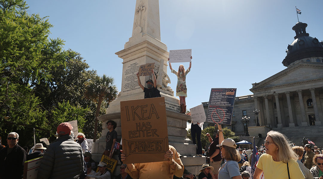 SC protesters join 3rd national ‘No Kings Day’ rally