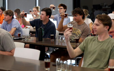Wait, students are branding, brewing and tasting?